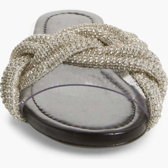 $160 Schutz Lindy Braided Slide Sandal - Picture 5 of 8